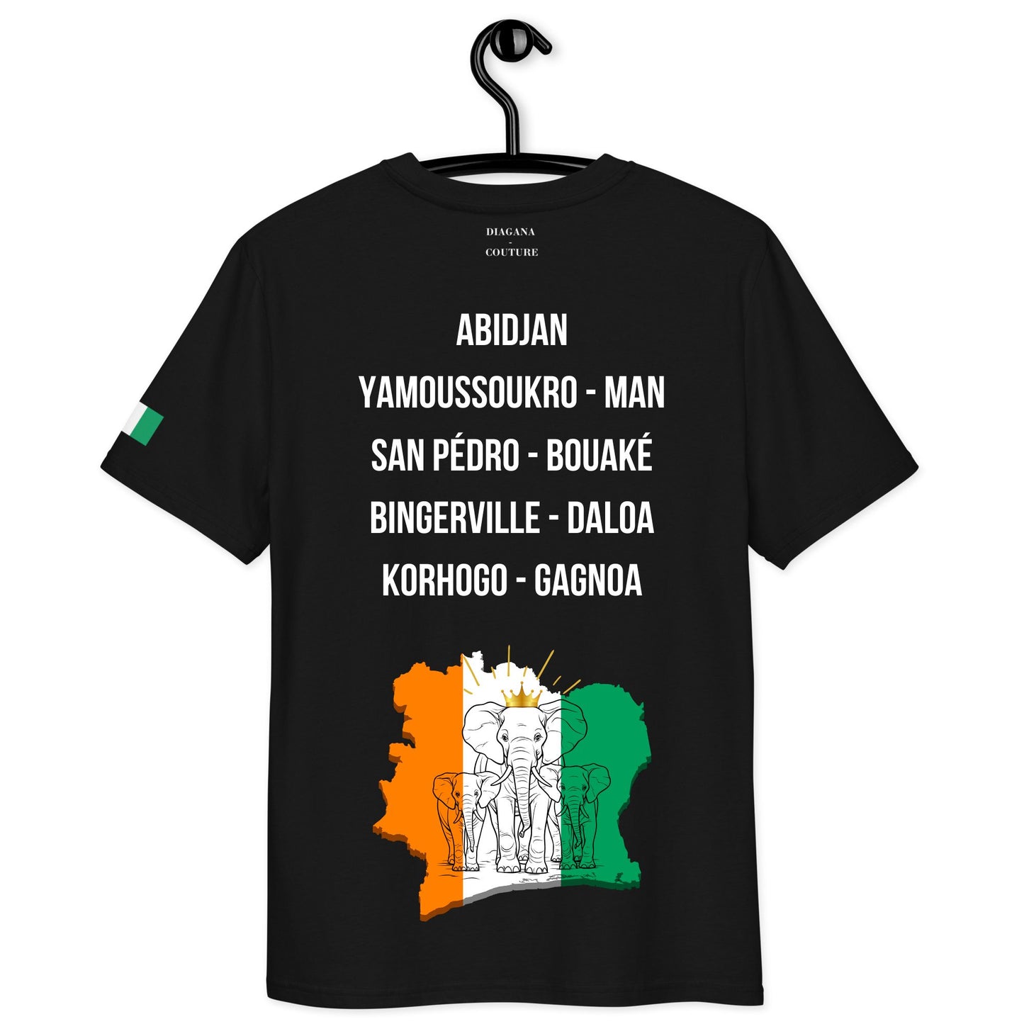 Elephant of the Ivory Coast - Noir