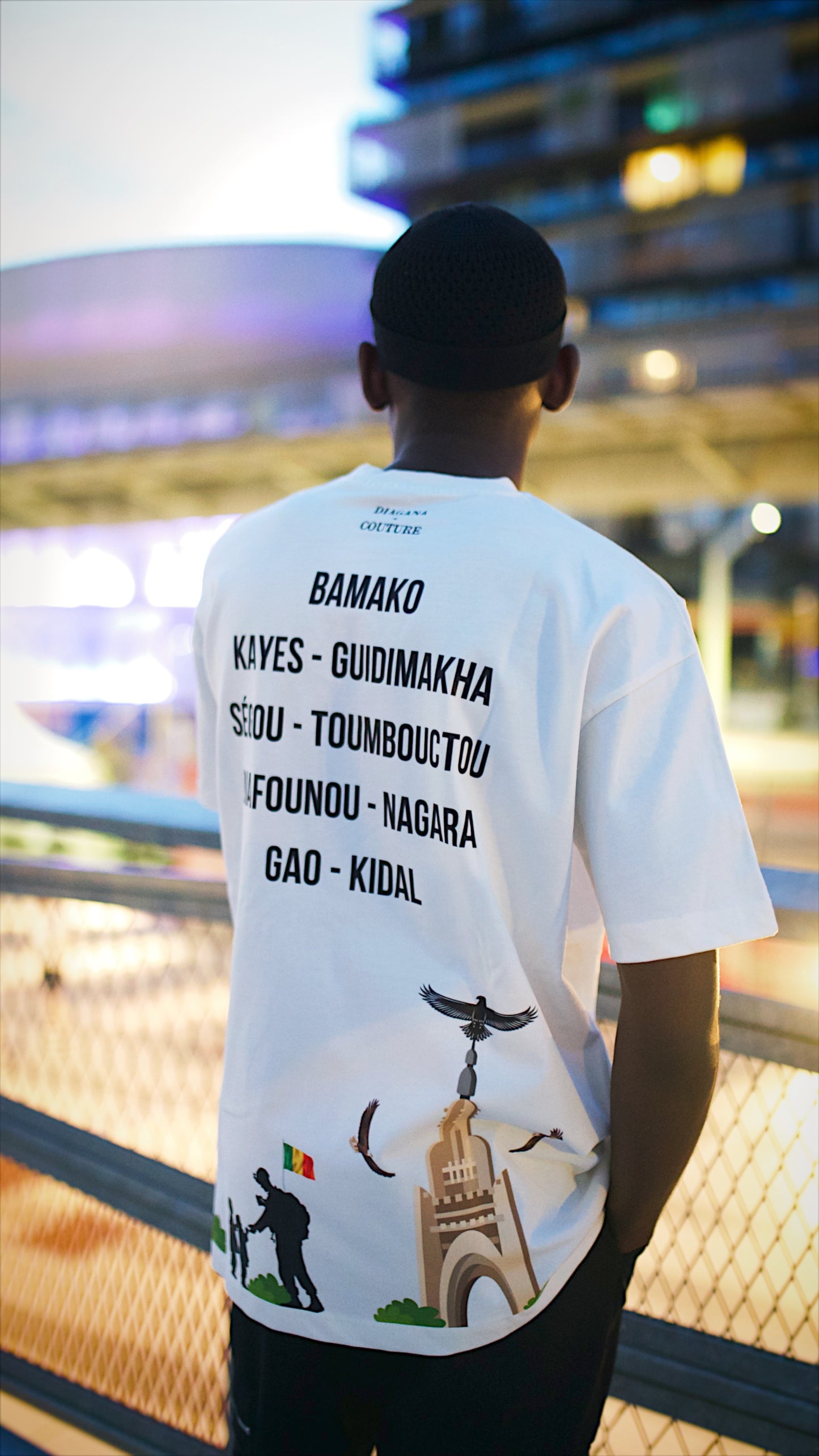 Independence of Mali (Blanc) - Personnalisable