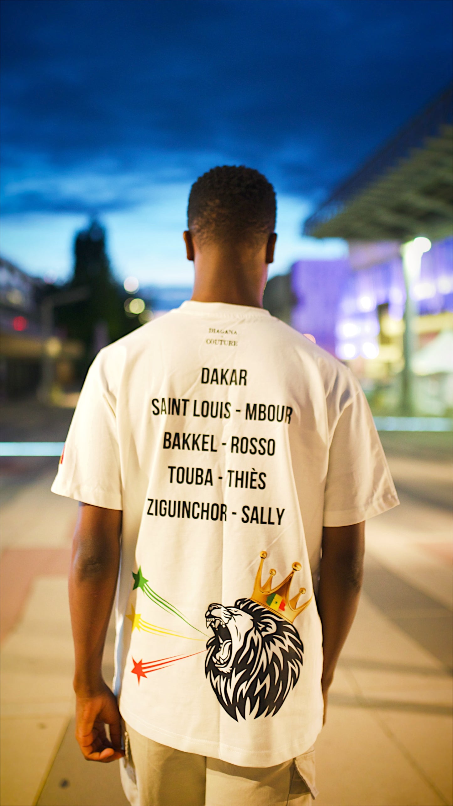 King of the Teranga (Blanc) - Personnalisable